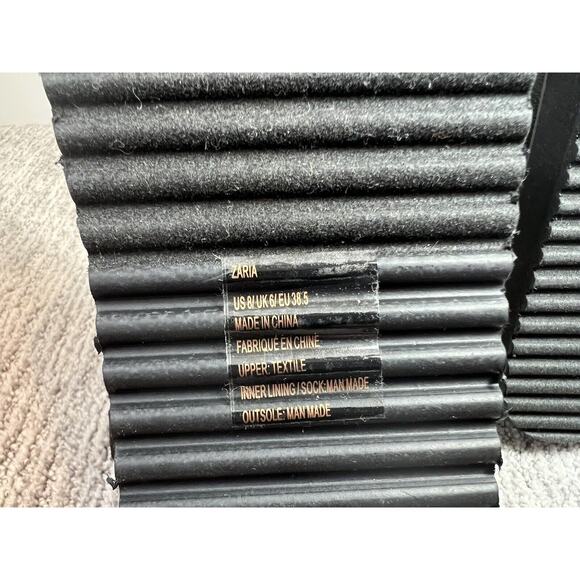 Zaria Platform Sandal, Black, Rhinestones, Y2K Style, NIB - Picture 6 of 7